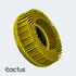 Cactus Bristle Disc 115mm / 125mm – Yellow 80 Grit Abrasive Brush - 5 Pack
