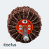 SurfSaviour Flap Wheel Mix Wheel Interleaved 6mm Steel Shaft - 40 Grit - 10 Pack (40x20x6mm)