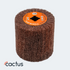 SurfSaviour Interleaved Fleece Sander Wheel A/Oxide 120 Grit – 100 x 100 x 19mm