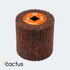 SurfSaviour Interleaved Fleece Sander Wheel A/Oxide 80 Grit – 100 x 100 x 19mm