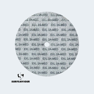 SurfSaviour 152x6x12mm EX-UW 2-A Med abrasive disc back view