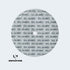 SurfSaviour 152x6x12mm EX-UW 2-A Med abrasive disc back view