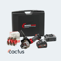 Bristle Blaster® Ultimate Cordless Brushless Double Set. 46mm wide. With 18V 8.0Ah battery and charger.