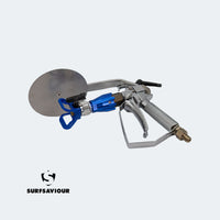 SpraySaviour Top Hat and Spray Gun. Airless Paint Sprayer Accessory