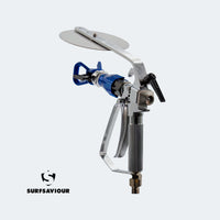 SpraySaviour Top Hat and Spray Gun. Airless Paint Sprayer Accessory