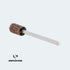 SurfSaviour Flap Wheel A/Oxide with Shaft. 15x25x6mm and 85mm Long Shaft. Grit 40. 10 Pack