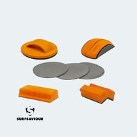 SurfSaviour Glass Cleaning Starter Kit – 4 Hand Pads + 3 Chemical-Free 150mm Discs